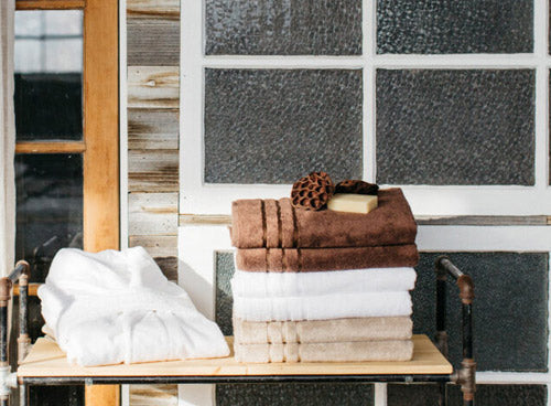stack of towels