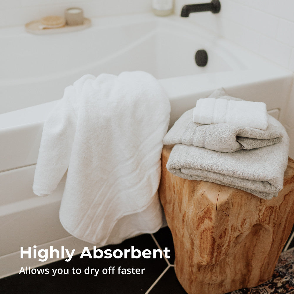 highly absorbent allows you to dry off faster