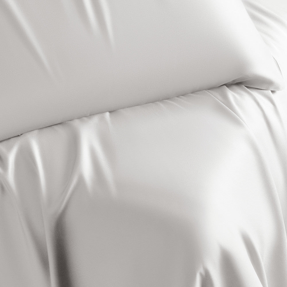 close-up on black sand pillowcases