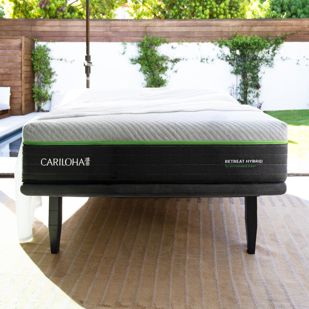 side view of bare retreat mattress~Twin