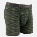 main image - front view of olive spacedye boxer briefs