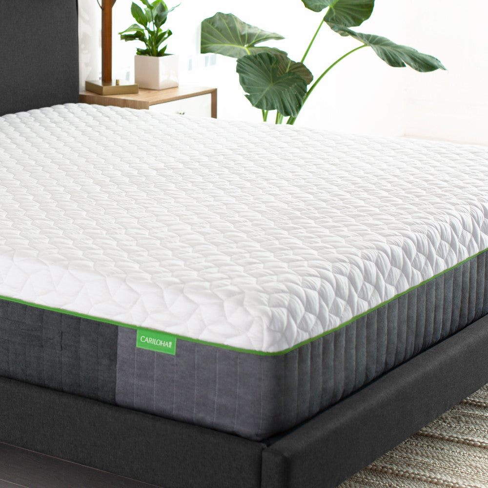close-up on corner of resort mattress~King