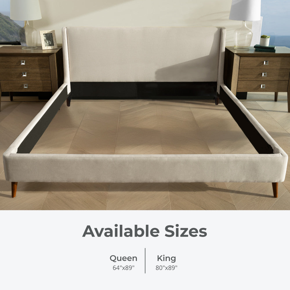 available sizes queen and king~Natural
