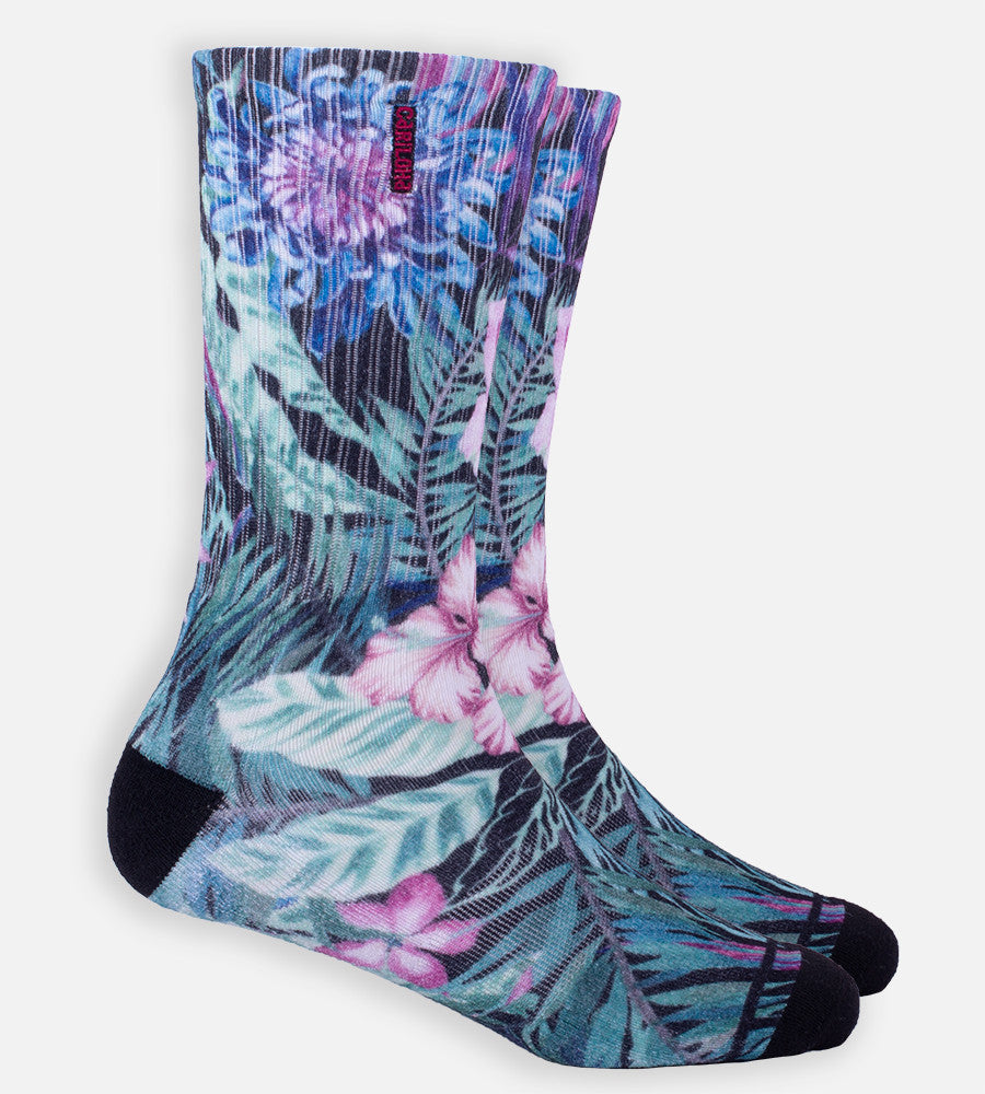 Foliage crew sock