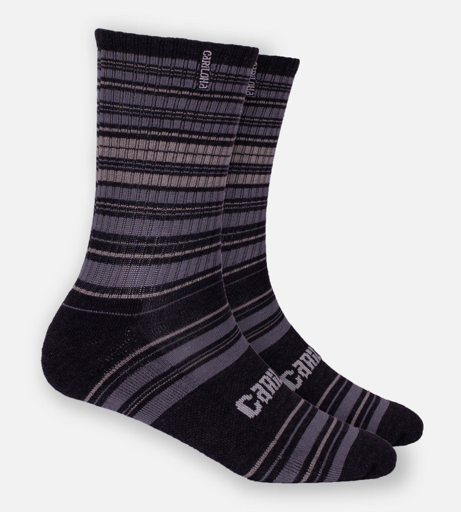Black Stripes crew sock~Black Stripes