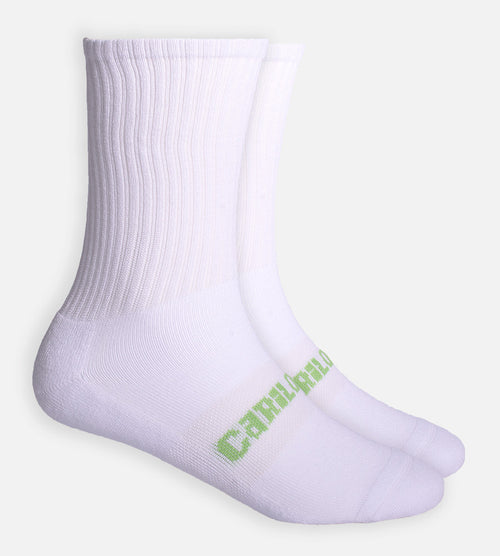 White crew socks
