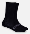 Bamboo Crew Socks - Black — S