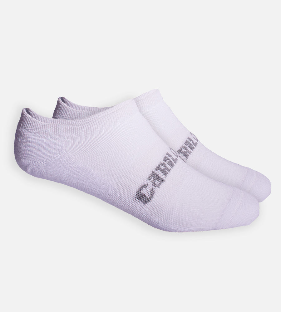 Bamboo Ankle Socks - White — M