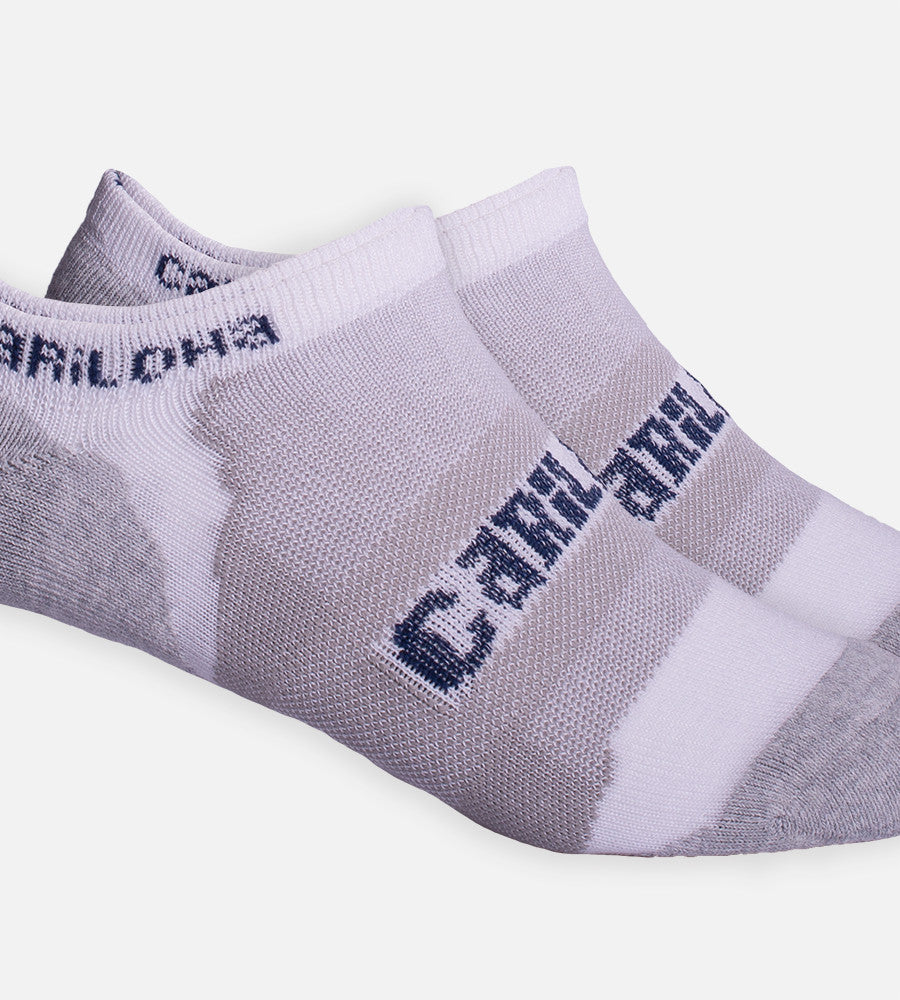 close-up on Heather Gray athletic sock~Heather Gray