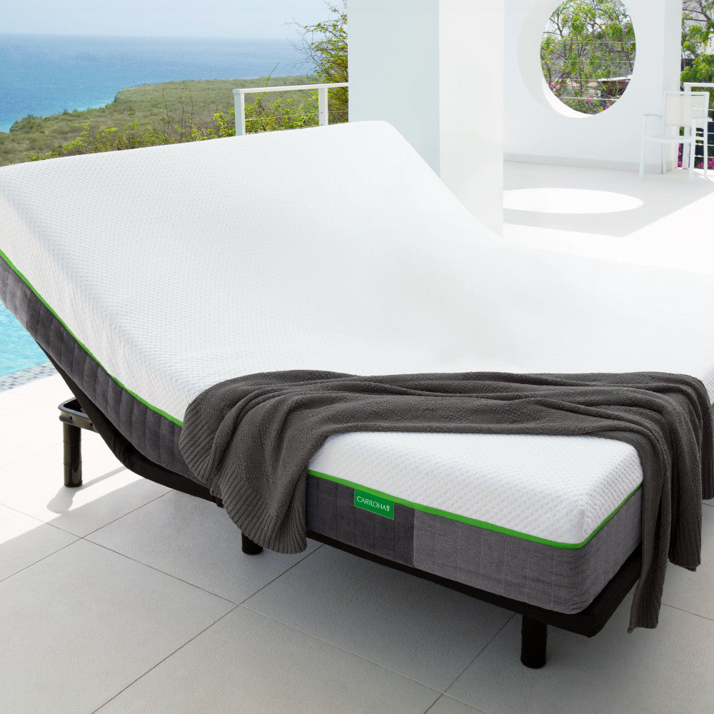 bare mattress on an adjustable base~Twin