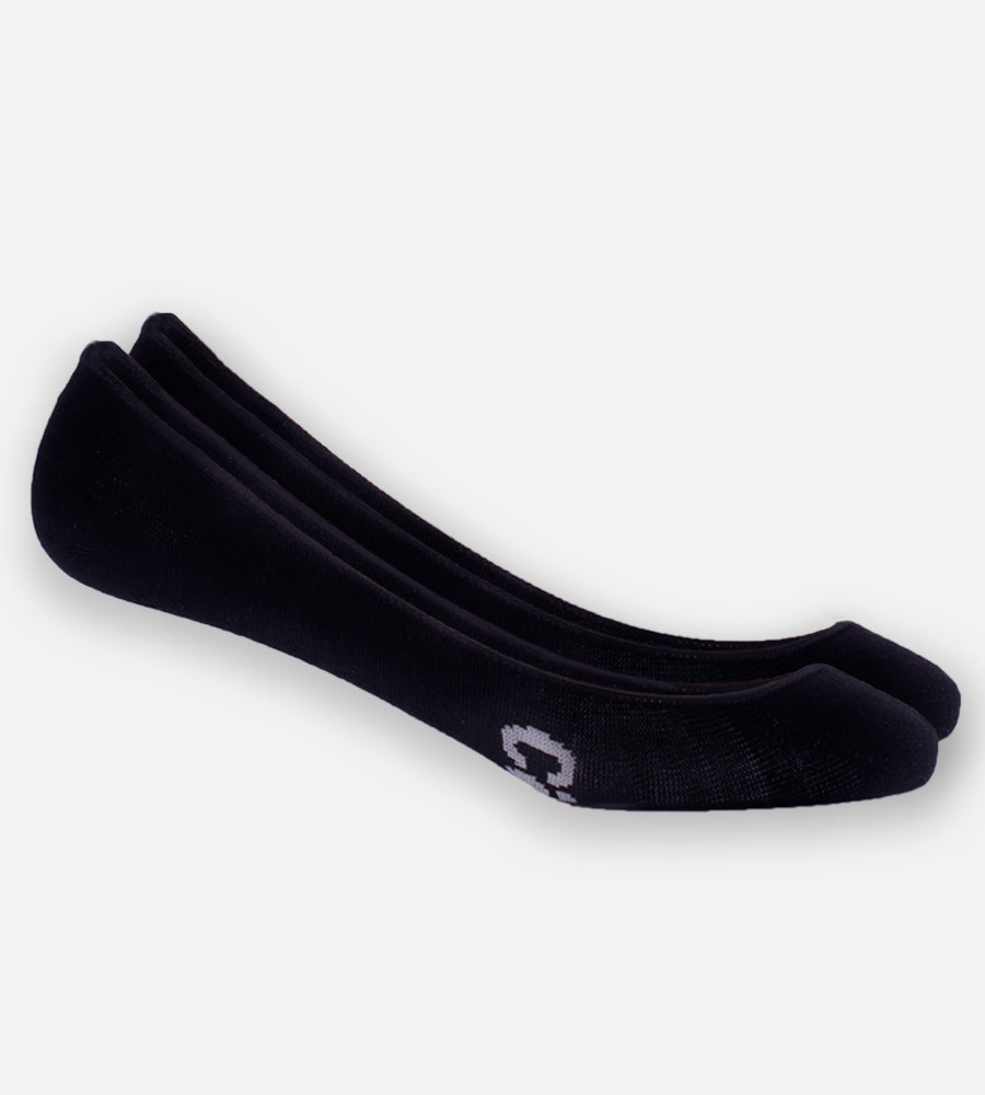 Bamboo Ballet No-Show Socks - Black — M