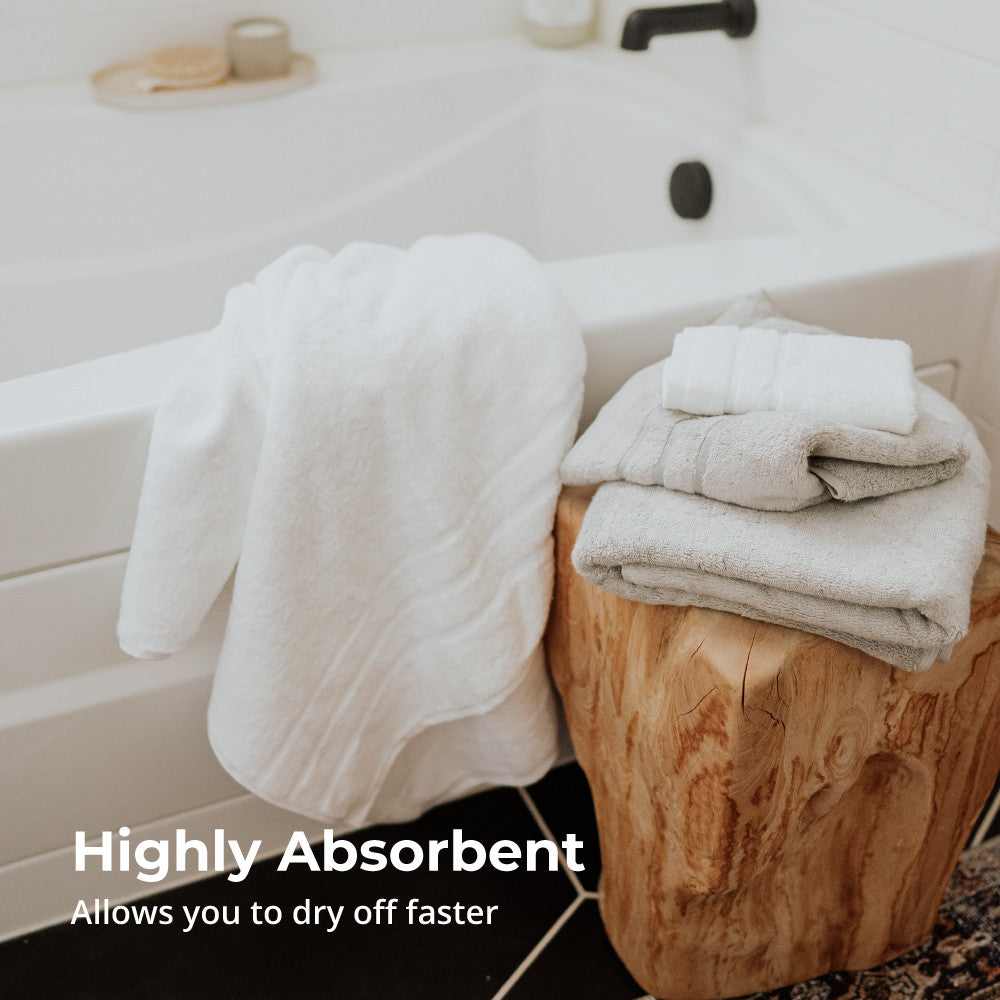 highly absorbent allows you to dry off faster