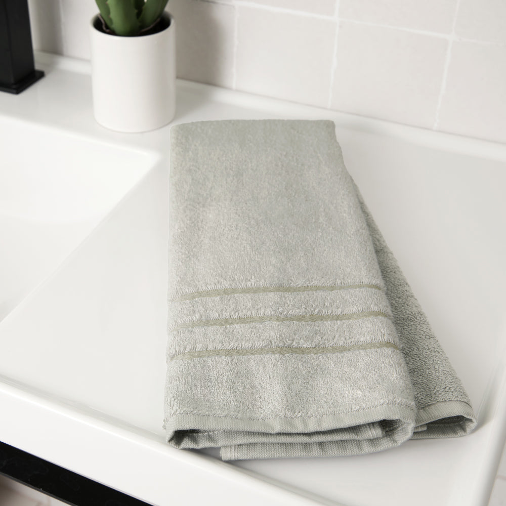Bamboo Hand Towel — Harbor Gray
