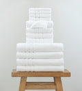 Bamboo Bath Towel Move-In Set - 12 Piece — White