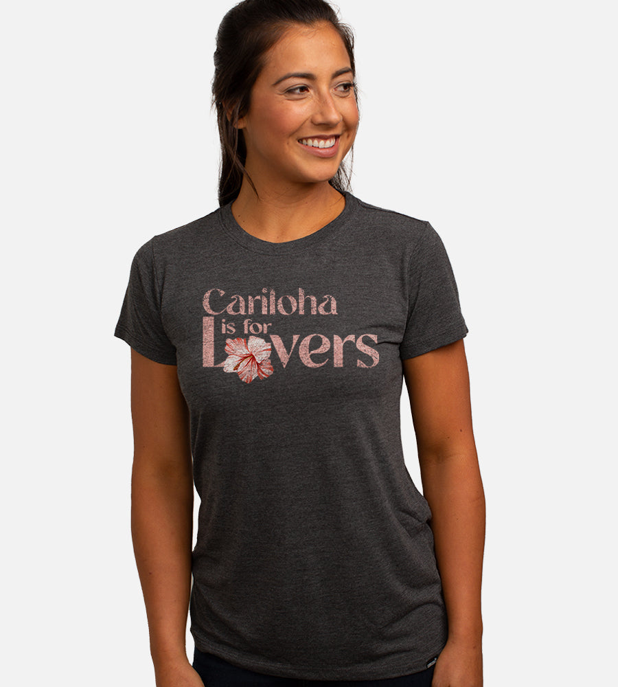 Bamboo Crew Tee - Is For Lovers - Charcoal Heather — S