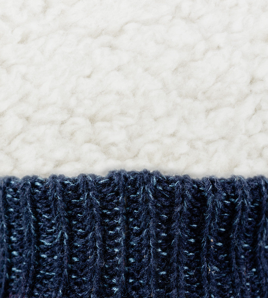 close-up on vintage strip softy sock cuff