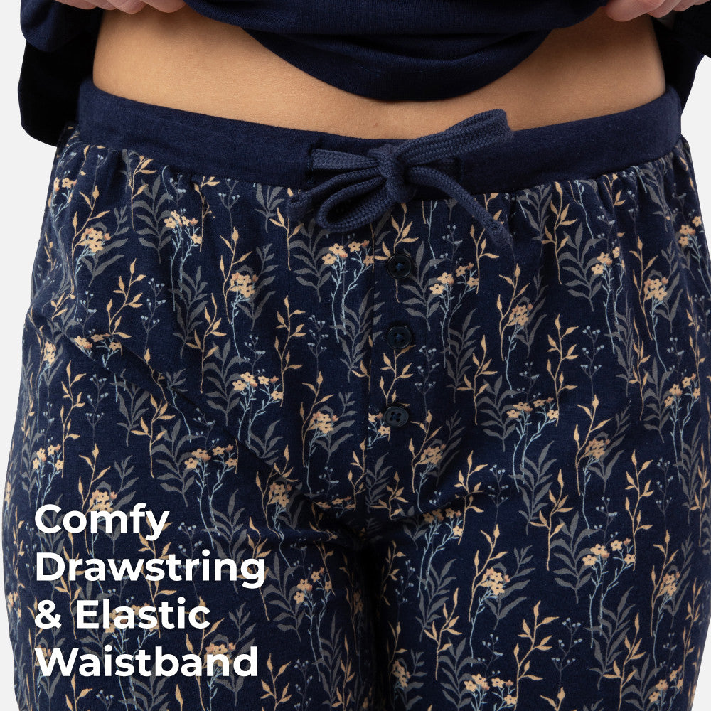 comfy drawstring & elastic waistband