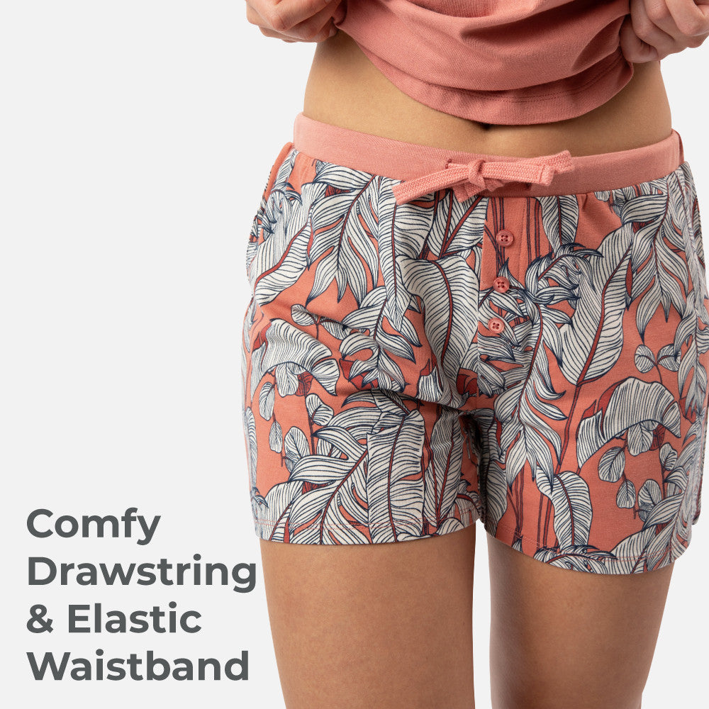 comfy drawstring & elastic waistband