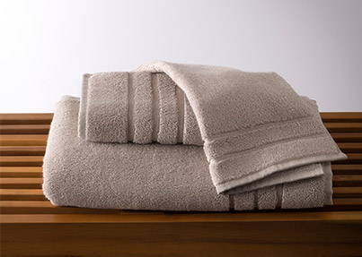 Bath towel sets made of bamboo viscose